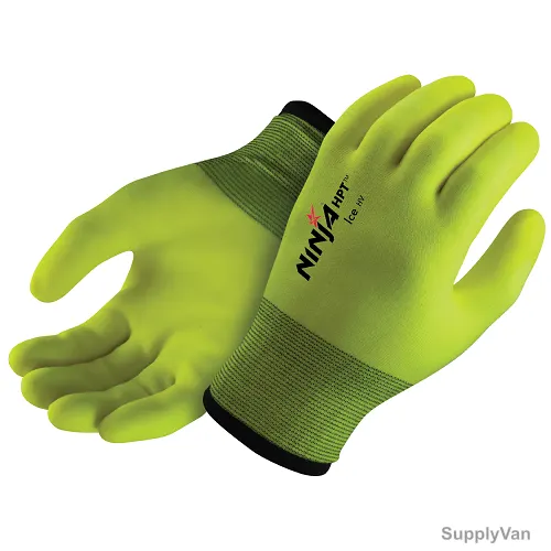 Ninja Safety Gloves, XL, Yellow