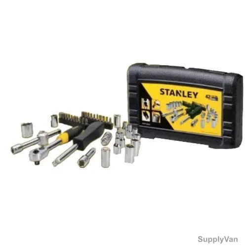 Stanley Drive Metric Socket Set, STMT72-793-8, 42Pcs