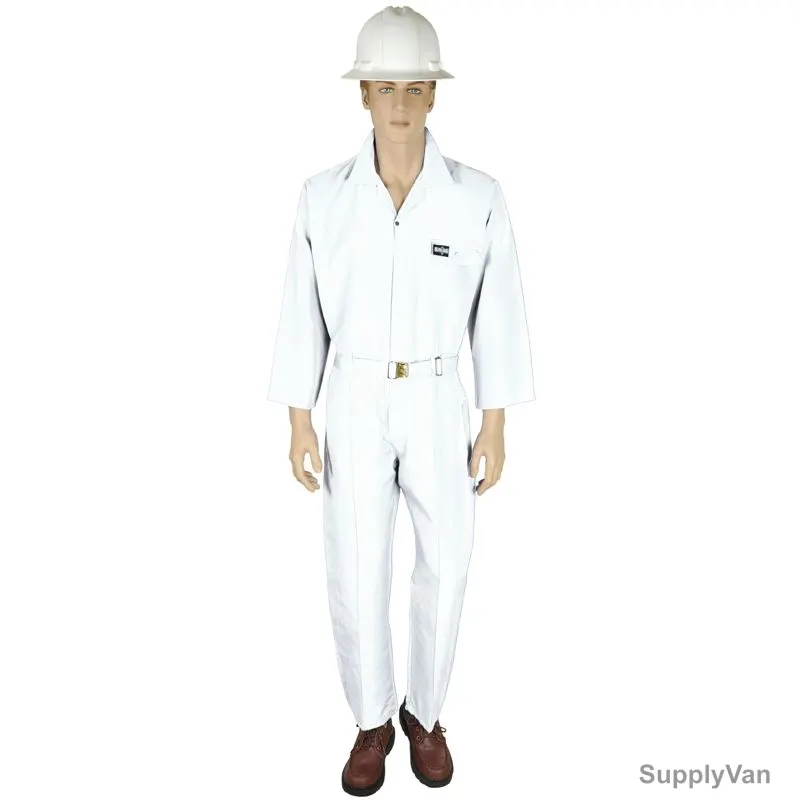 Gladiolus Coverall, G104050804, Vital-C, Polycotton, XL, White