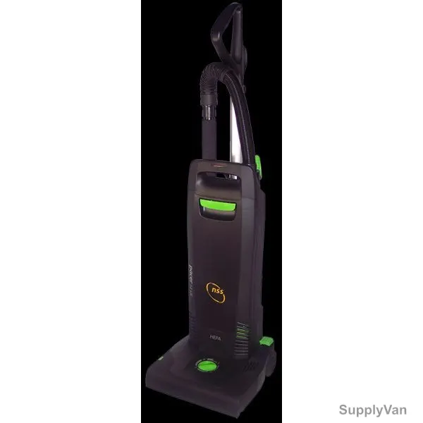 NSS Upright Vacuum Cleaner, Pacer 12 UE, 100 CFM, 5.5L, 1.7HP, Black and Green