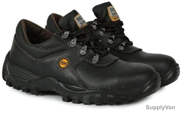 Cofra Steel Toe Safety Shoes, Black