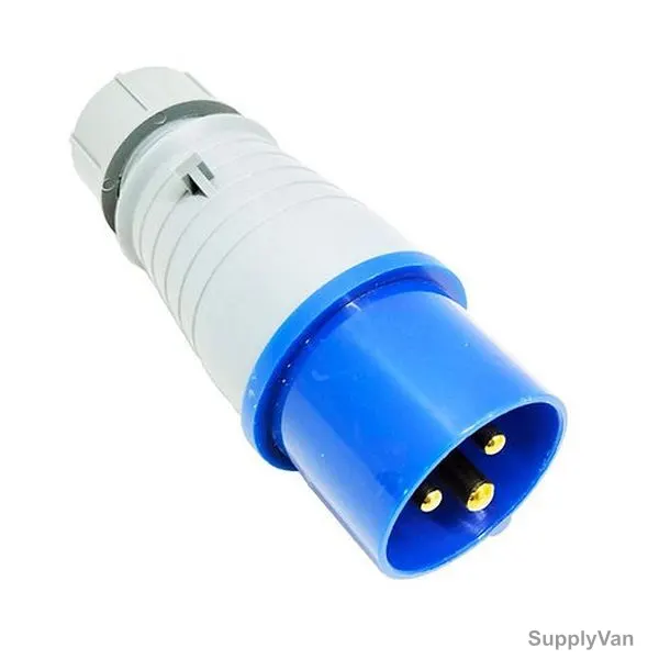 RR Industrial Straight Plug, 013, 220V, 3 Pin, 16A