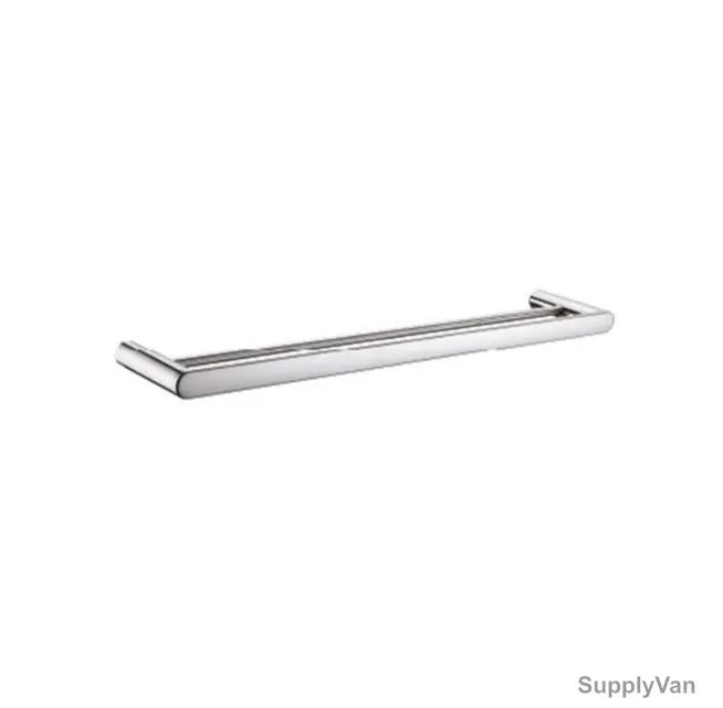 Bold Oliya-1 Double Towel Bar, BACSET1804801, Stainless Steel, 60CM Length, Chrome Finish