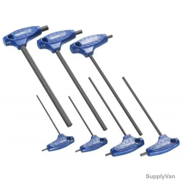Expert Hex Key Set, E121202, T-Handle, 7PCS