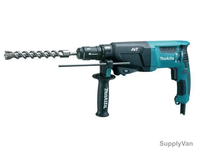 Makita Combination Hammer Drill, HR2611F, SDS-Plus, 800W