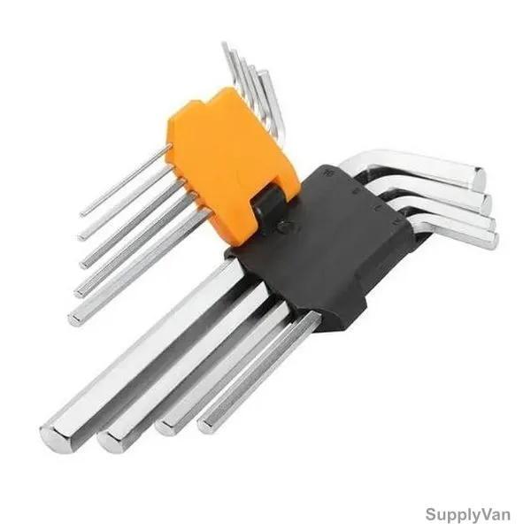 Tolsen Long Arm Allen Key Set, 1.5-10MM, 9 Pcs/Set