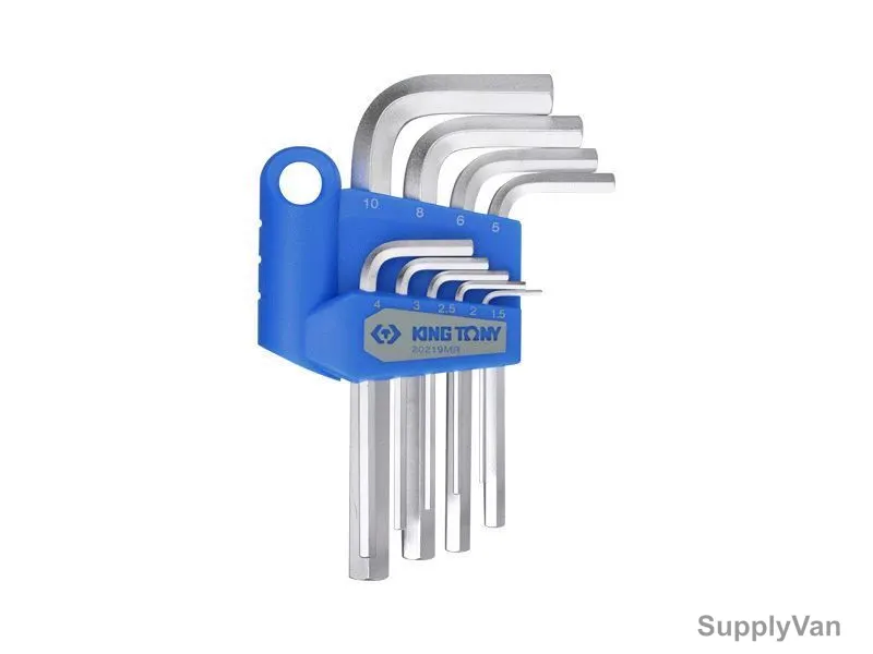 Kingtony Hex Key Set, 20219MR, 9 Pcs/Set