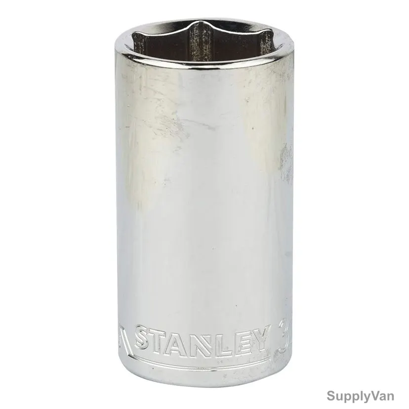 Stanley 6 Point Deep Socket, STMT73340-8B, 1/2 Inch Drive, 32MM