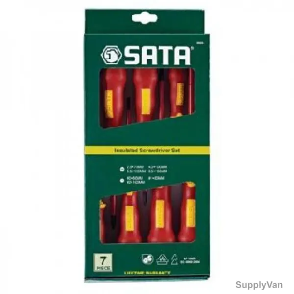 Sata Insulated Screwdriver Set, 9303, 7PCS