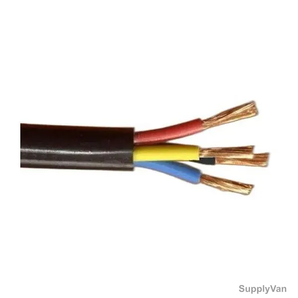 RR Flexible Cable, PVC, 4 Core, 4 SQ.MM x 100 Yards Length