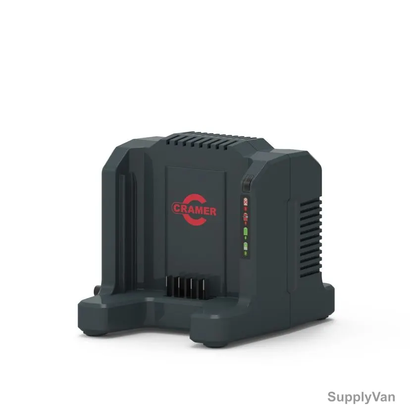 Cramer Dual Battery Charger, 82C2, 2 Slots, 4A
