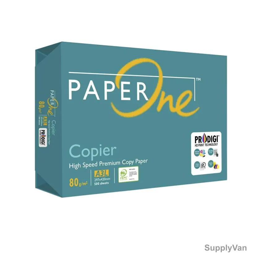 PaperOne Copier Premium Copy Paper, P1C80A3R, A3, 80 GSM, 500 Sheets/Pack