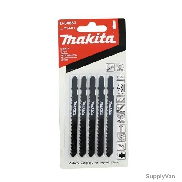 Makita Jigsaw Blade, D-34883, PK5