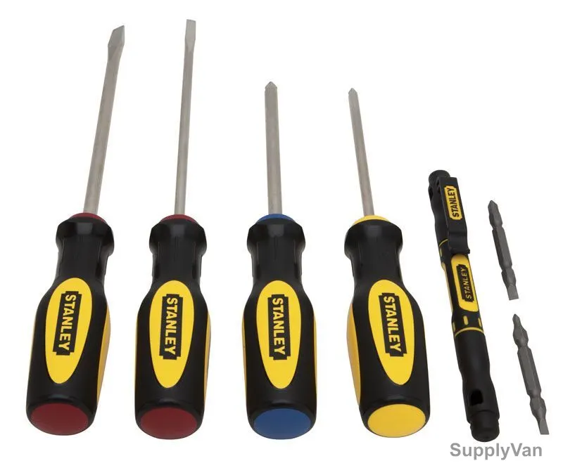 Stanley Screwdriver and Pocket Driver Set, STHT0-60-017, 4Pcs