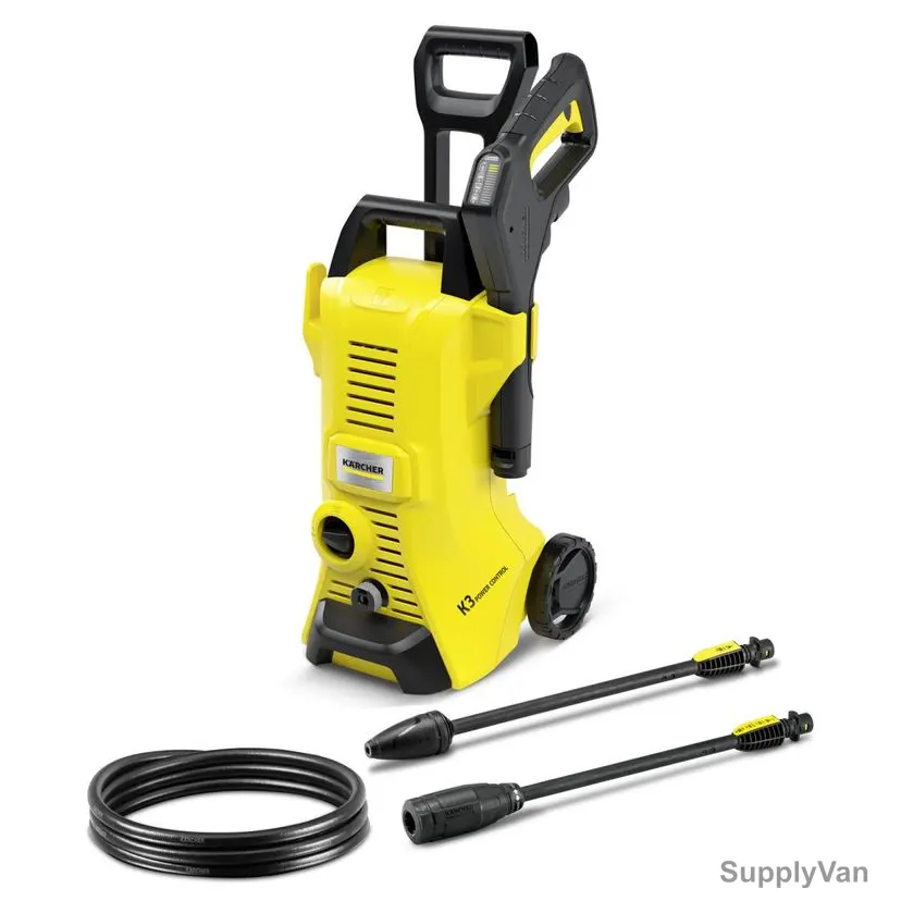 Karcher K 3 Power Control Pressure Washer, 16761020, 1.6kW, 20-120 Bar, Yellow/Black — image 1