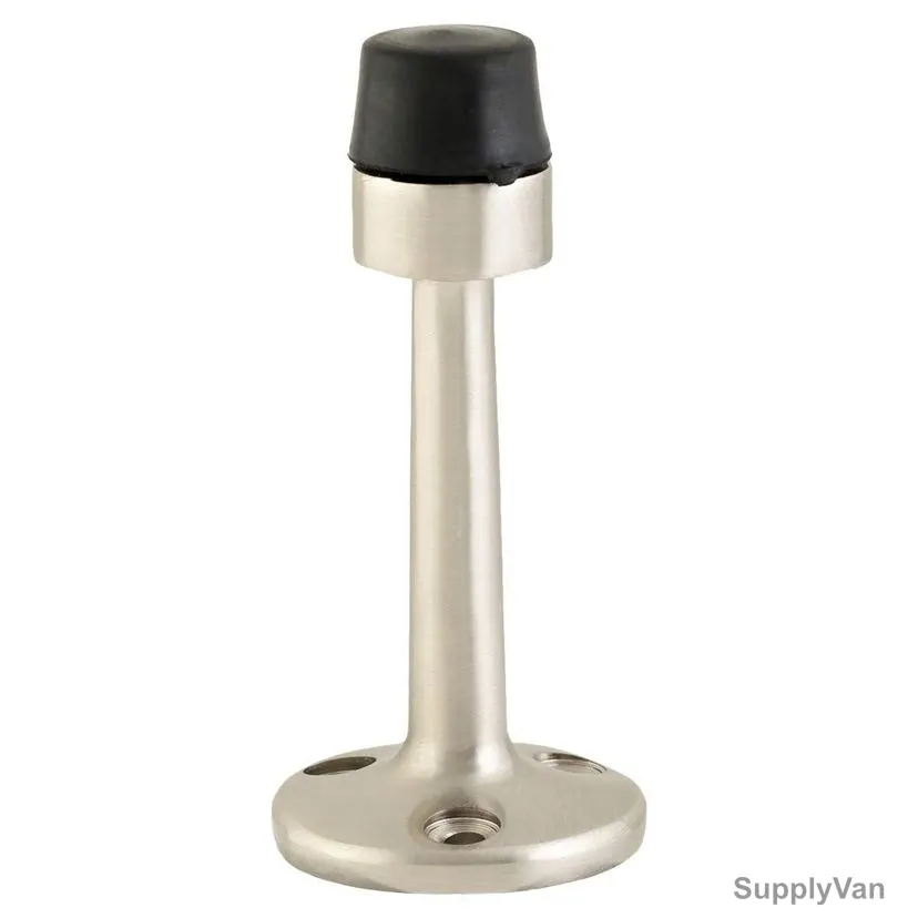 ACS Archie Type Door Stopper, DS321-SN, Zinc, Silver