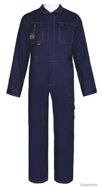 Taha Safety Coverall, Navy Blue, 6XL