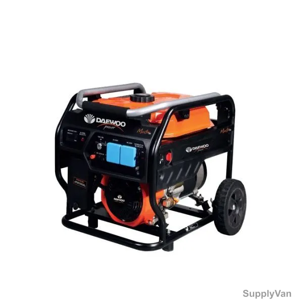 Daewoo Gasoline Generator, GDA3050E, 2.2kW, 212CC, 15 Ltrs Fuel Tank Capacity