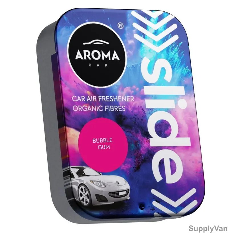 Aroma Home Slide Car Air Freshener, Bubble Gum, 30GM