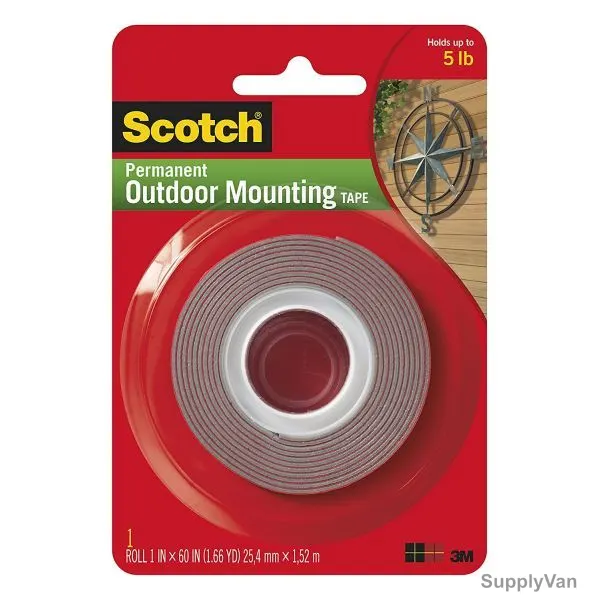 Scotch Heavy Duty Mounting Tape, 3M15L, 25.4MM x 1.52 Mtrs — image 1