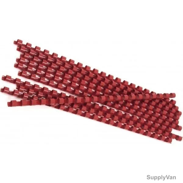 PSI Binding Ring, PSBR08RE, A4, Plastic, 8MM, Red, PK100