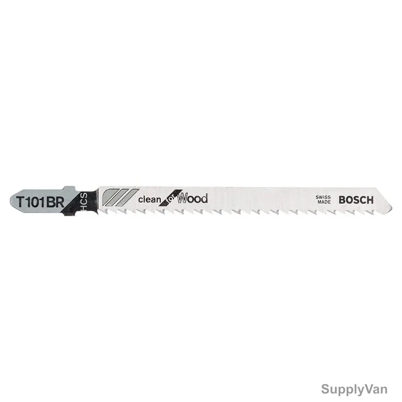 Bosch T 101 BR Wood Jigsaw Blade, 2608630014, HCS, 100MM Length, 5 Pcs/Pack — image 1