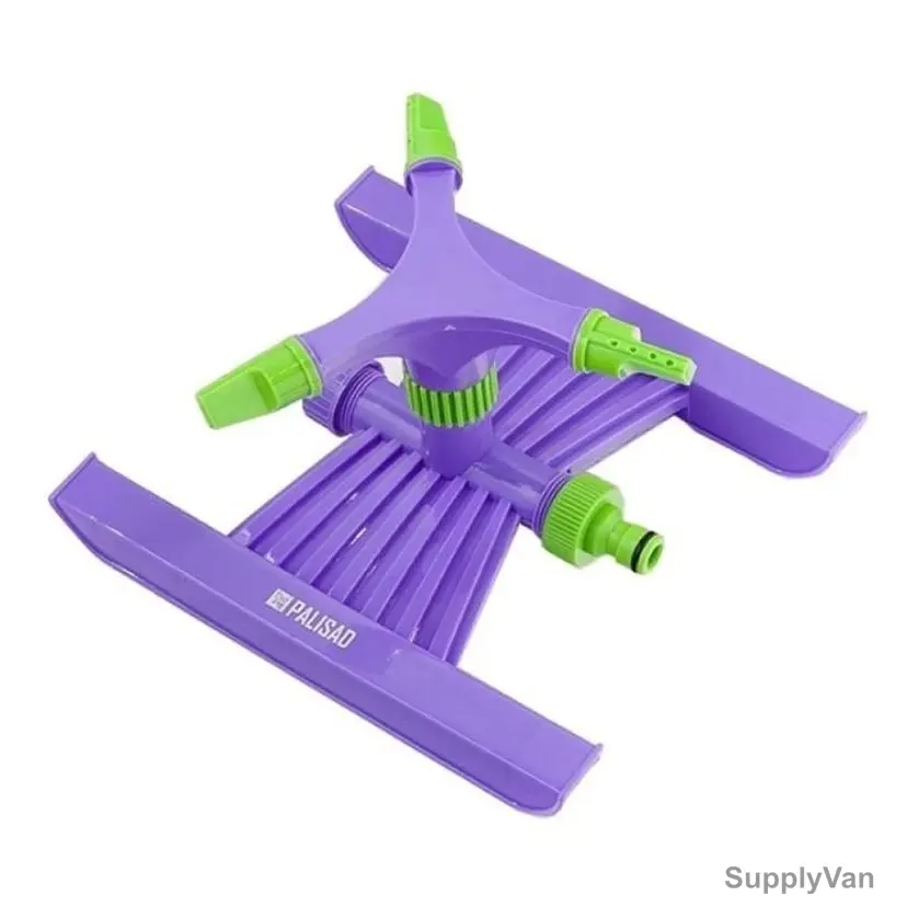 Palisad Rotary Sprinkler, 654098, ABS Plastic, 180 SQ.Mtrs, 15 Mtrs, Green/Purple