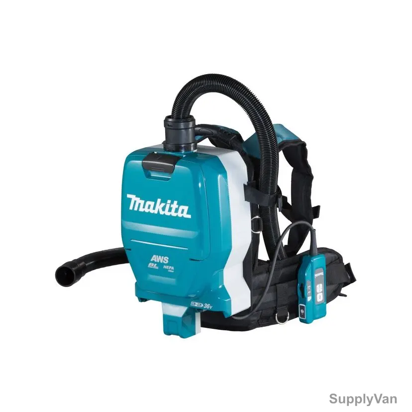 Makita Cordless Backpack Vacuum Cleaner, DVC265ZXU, 18V, 2 x 5Ah Battery — image 1