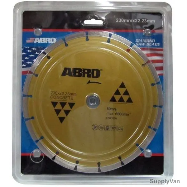 Abro Segmented Tile Cutting Blade, SHGT-ABRO230, 230MM