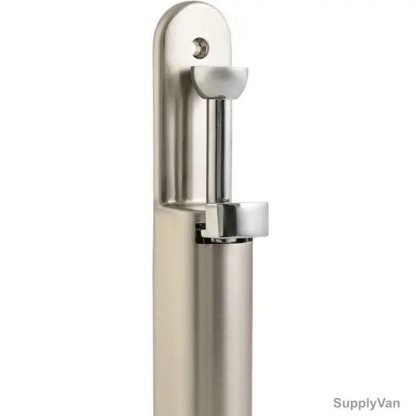 ACS Foot Door Stopper, 7 Inch, Silver