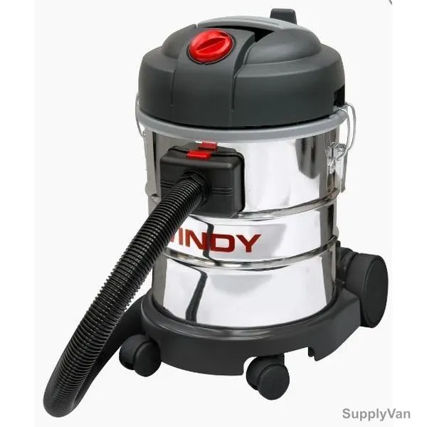 Lavor Wet and Dry Vacuum Cleaner, WINDY-120, 1200-1400W, 20 Litres, Black and Silver
