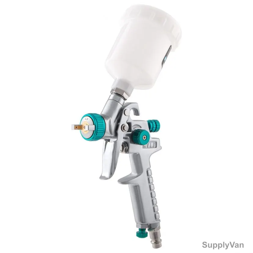 Stels HVLP Paint Spray Gun, AG-810, 2 Bar, 1/4 Inch Connection Size, 100ML Tank Capacity