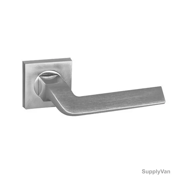 Doganlar Door Handle, Zirve, Zinc, Satin Nickel