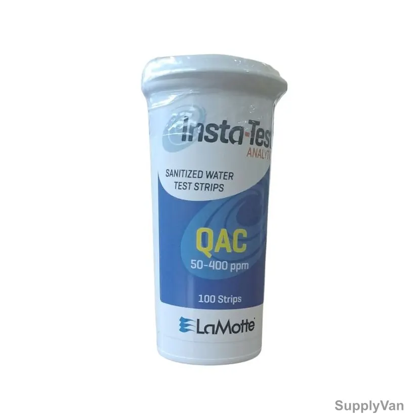 Lamotte Test Paper Strip, 2951, 400 ppm, White, 100 Strips/Vial