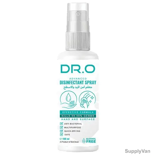 Dr. O Non Alcoholic Disinfectant Spray, 100ML, 24 Pcs/Pack