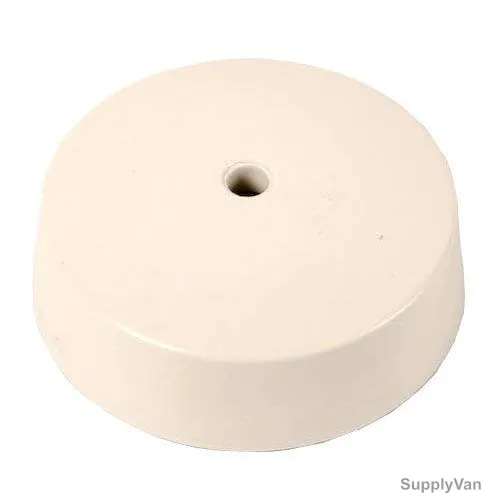 Hager Ceiling Rose, RL624, 3 Terminal, 81MM, White