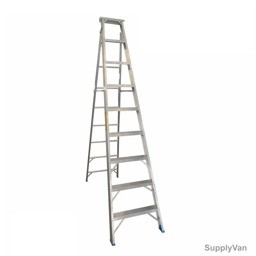 Topman Dual Purpose Ladder, DPAL9, Aluminium, 9 Steps, 130 Kg Loading Capacity