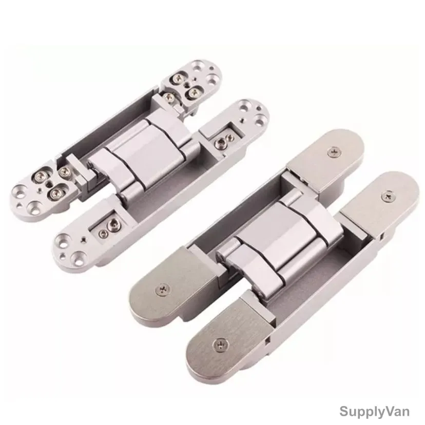 Dorfit 3D SOS Hinge, DTCH008ZA3D120-SL, Zinc Alloy, 120 Kg Weight Capacity, Silver — image 1