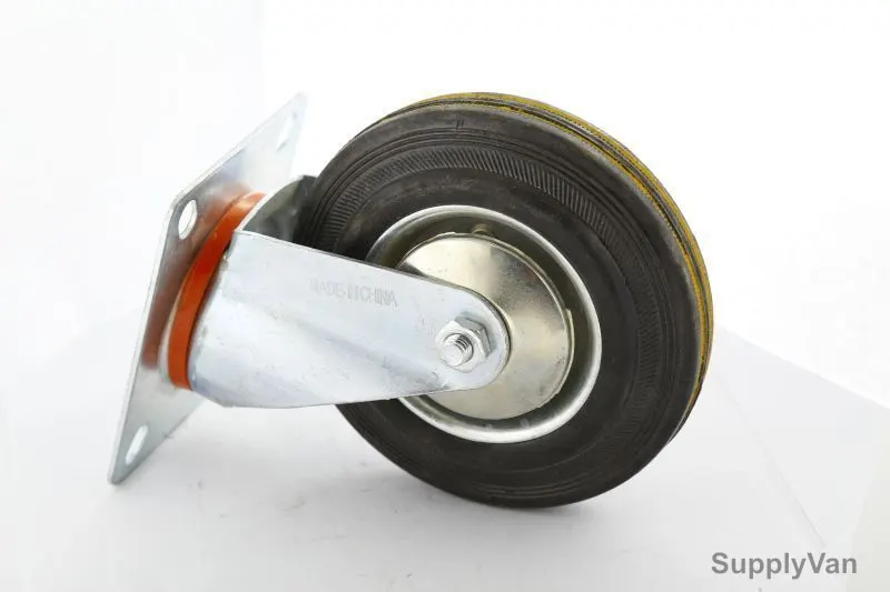 Caster Wheel Industrial Swivel Plate, SAF-73, Silver Colour