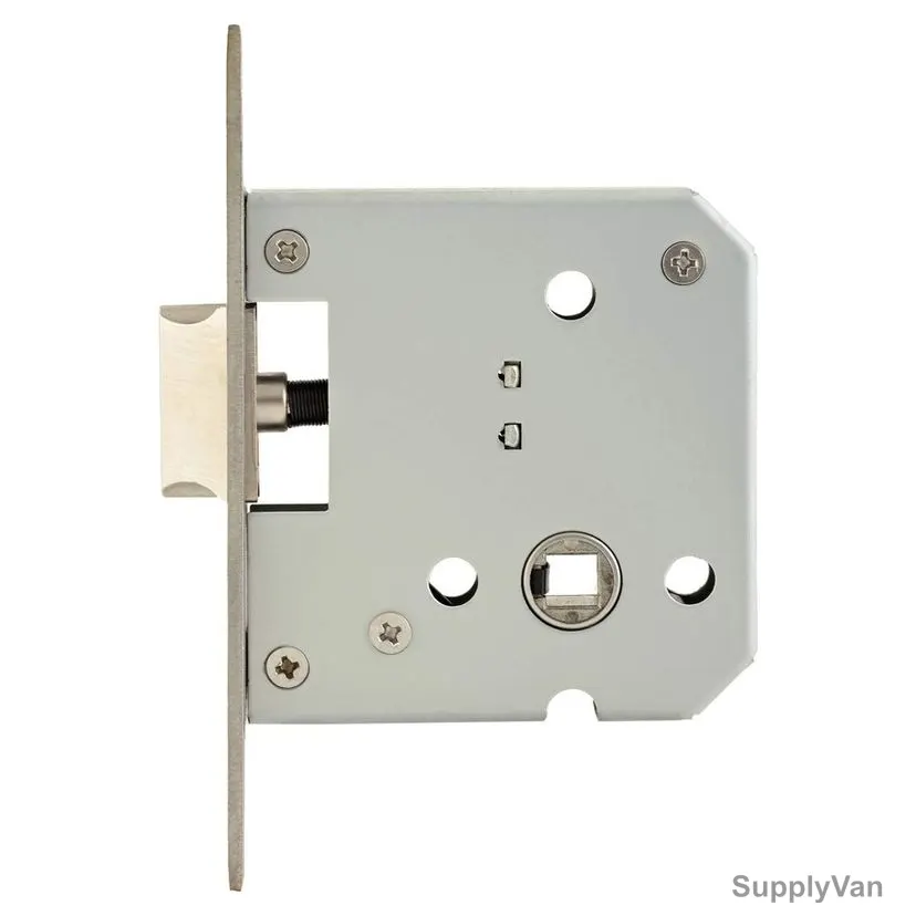 ACS Latch Door Lock Body, 55L-LCKBDY-SN, Stainless Steel, Silver