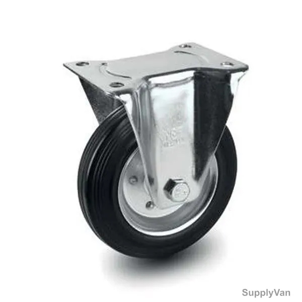 NSF Germany Fix Plate Caster, 037250, Medium Duty, 25CM, 350KG
