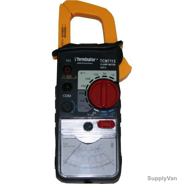 Terminator Analogue Clamp Meter, TCM-7112, 500V