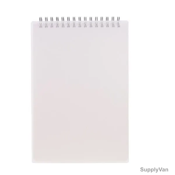 Spiral Notepad, A5, 100 GSM, Blank Page, White
