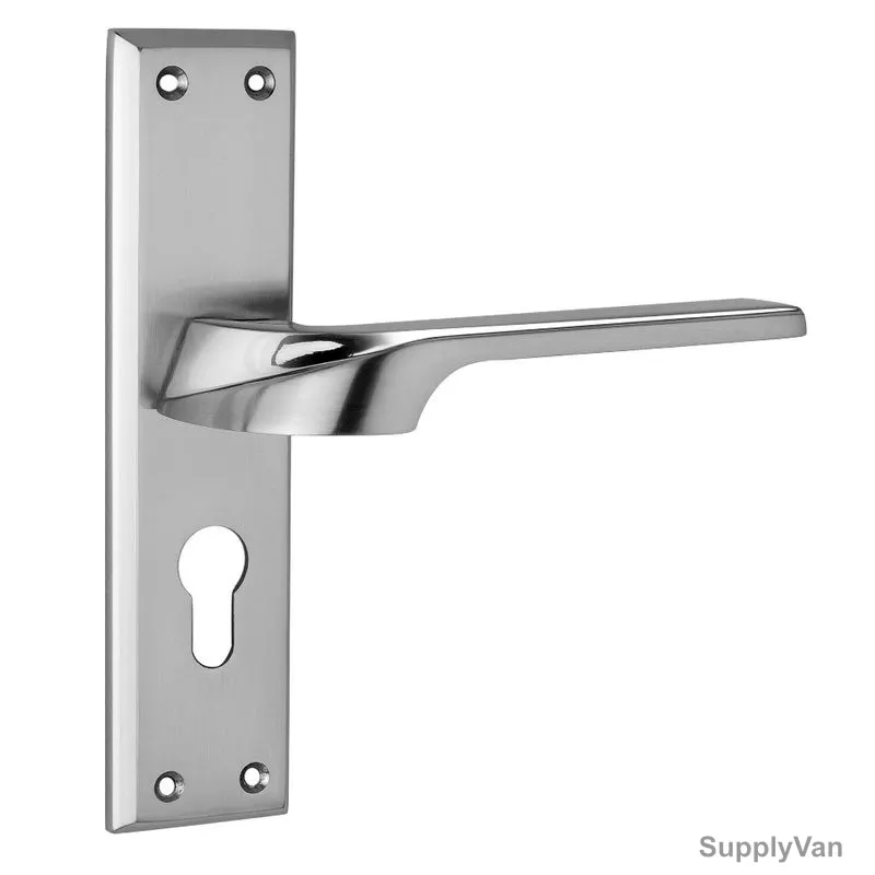 Link Door Handle, CHERRY, Zinc, Screw Mount