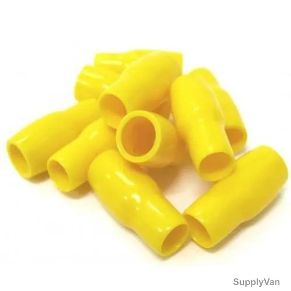 Wire End Cap, V-14, PVC, 14 SQ MM, Yellow, PK100 — image 1
