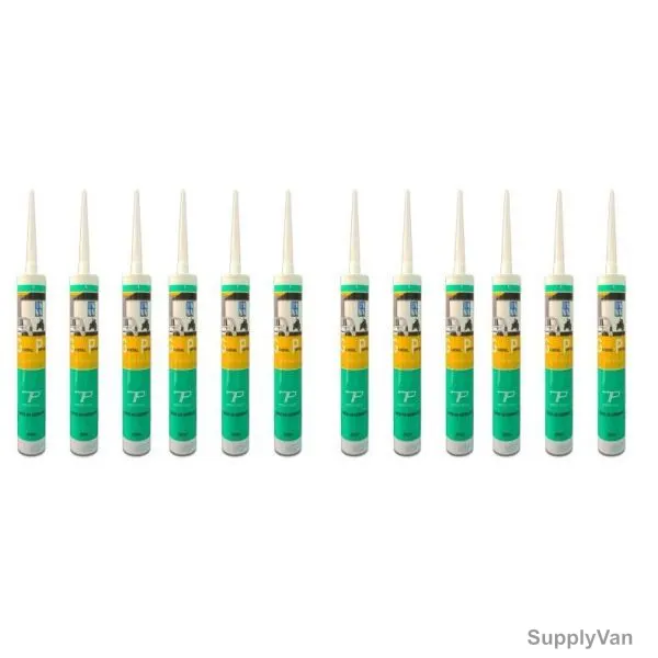 General Purpose Silicone Sealant, SI169A, 280ML, White, 12 Pcs/Pack