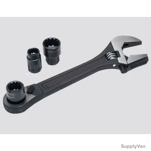 Makita Pass Through Adjustable Wrench Set, B-65458, 10PCS