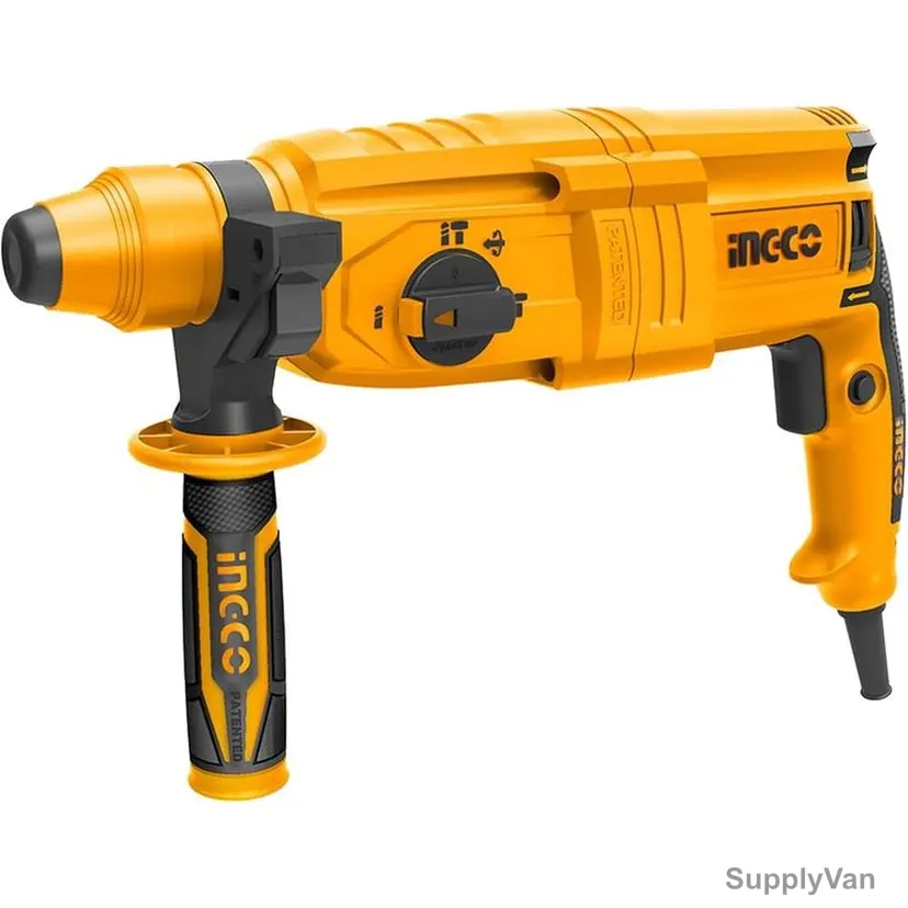 Ingco Rotary Hammer Drill, RGH9028, 800W, 0-1100 RPM, 0-4000 BPM — image 1