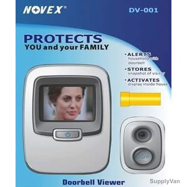 Novex Door Viewer Camera With LCD, DV-001-UTH, 2.8 Inch Screen Size, 0.3 MP — image 1