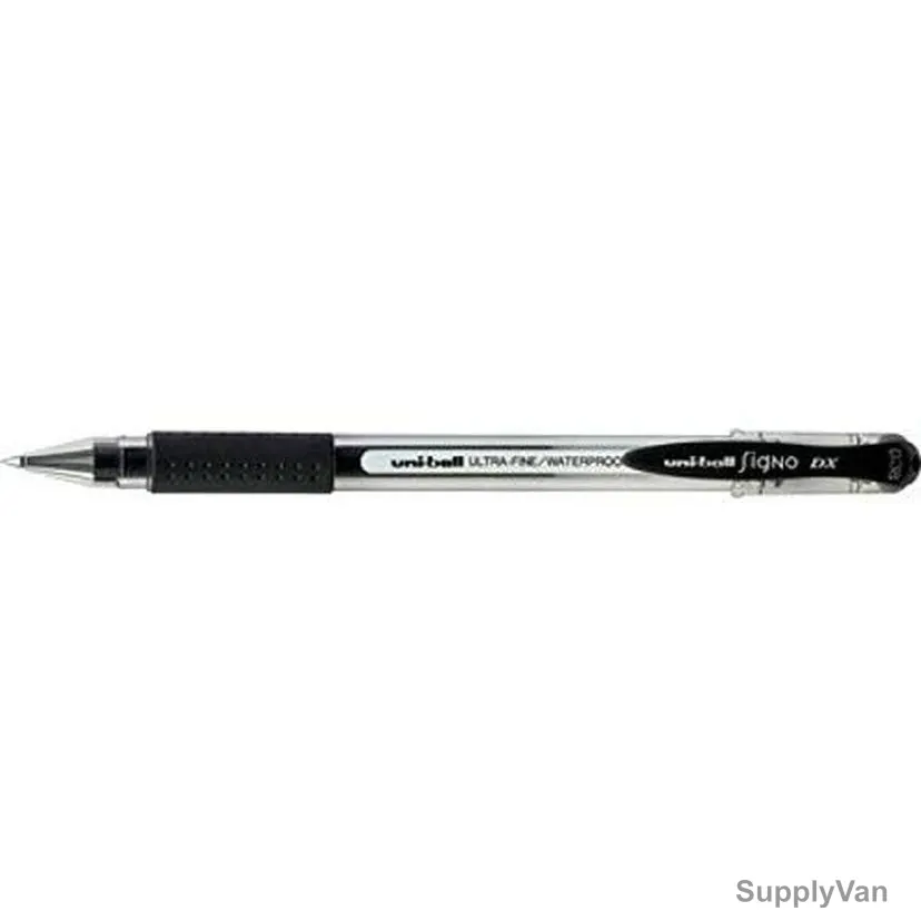 Uni-Ball Roller Ball Pen, UM151, Signo DX, 0.7MM, Black, 12 Pcs/Pack